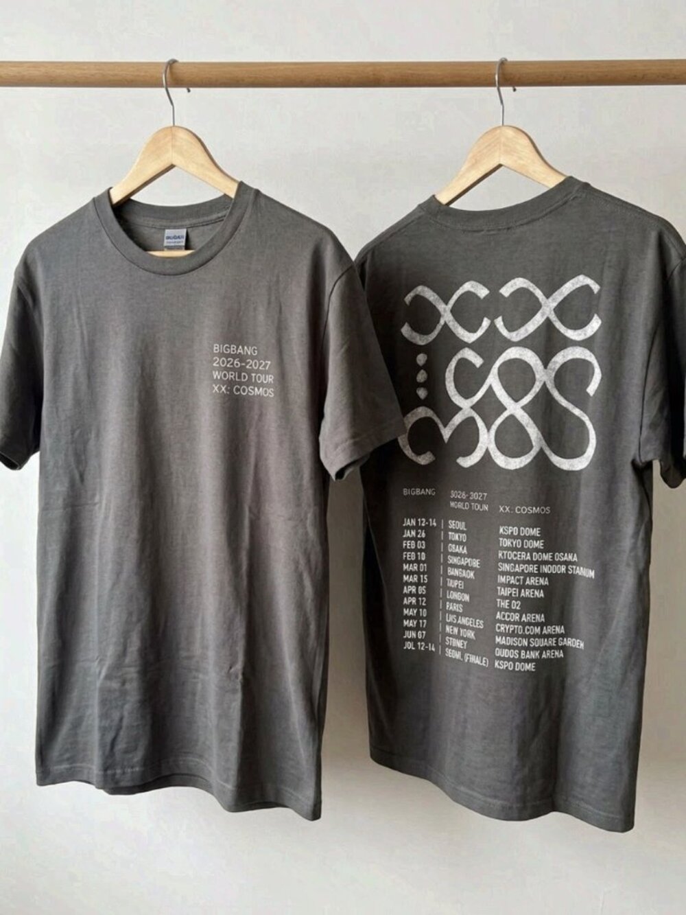 BIGBANG 2026 2027 Cosmos World Tour T-Shirt Dark Heather Reprint